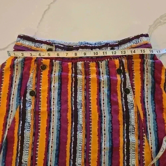 Robert Louis Womens Long Pink Multicolored Maxi Skirt Size Large - Picture 5 of 7